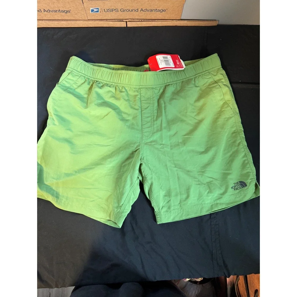 The North Face Mens Class V Pull-On Trunk Eco Green Shorts NF0A3T2JF94 XL NEW
